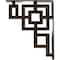 Ekena Millwork Eris Wrought Iron Bracket, (Triple center brace), Antiqued Pale Gold 2"W x 10"D x 12"H BKTM02X10X12TERAPG - alternate 5
